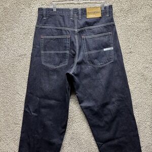 Vintage Y2K Southpole Dark Blue Denim Baggy Jeans Size‎ 36x34 Hip-hop streetwear